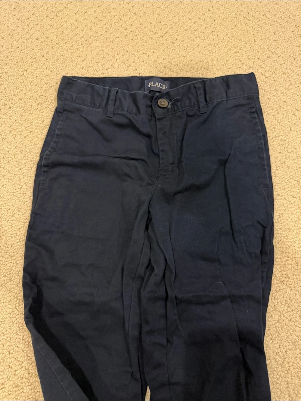 Bundle of 2: Boy’s Stretch Chino Pants - Light Gray & Navy
